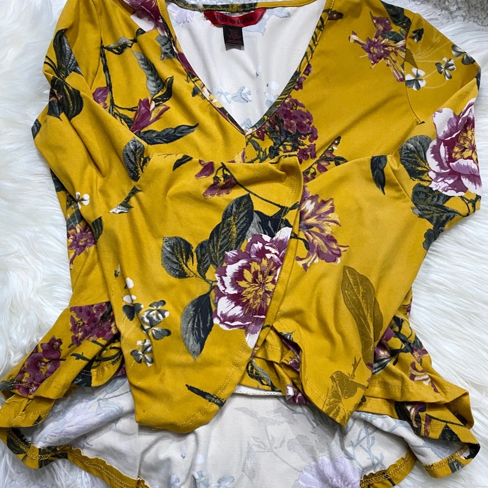floral thin long sleeve